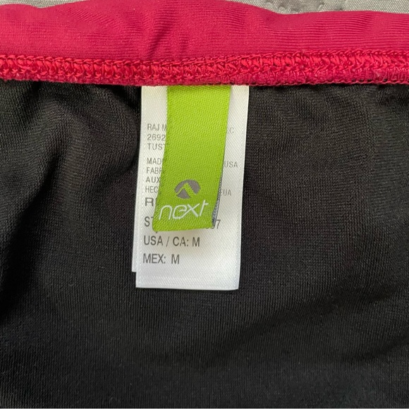 NEXT Good Karma Banded Retro Bikini Bottom (Red, Medium) - Picture 4 of 6